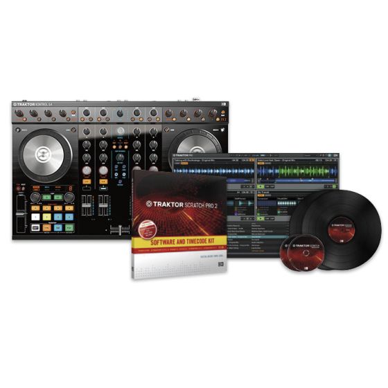 Native Instruments Traktor Kontrol S4 MKII + Traktor Scratch Pro 2 
