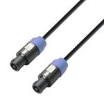 Adam Hall Cables 3 Star Serie Lautsprecherkabel 2 x 2,5 mm Standard Lautsprecherverbinder 4-Pol 5 m