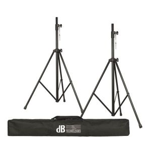 dB Technologies ES Speaker Stand Kit 2x Stative 25mm Durchmesser + 1x Transporttasche