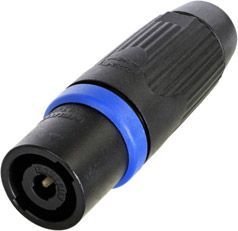 Neutrik NLT4MX-BAG Speakon Stecker 4-Pol male, schwarz
