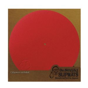 Dr.Suzuki Slipmats Mix Edition rot (Paar - Perspektive