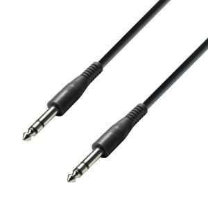 240627 Adam Hall Cables K3 BVV 0030 ECO Patchkabel 6,3 mm Klinke stereo auf 6,3 mm Klinke stereo 0,3 m - Perspektive