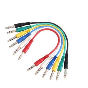 240632 Adam Hall Cables K3 BVV 0090 SET Patchkabel Set aus 6 Kabeln 6,3 mm Klinke stereo auf 6,3 mm Klinke stereo 0,9 m - Perspektive