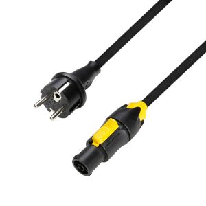 241310 Adam Hall Cables 8101 TCON 0150 Netzkabel CEE 7/7 - Powercon True1 1,5mm2 1,5m - Perspektive