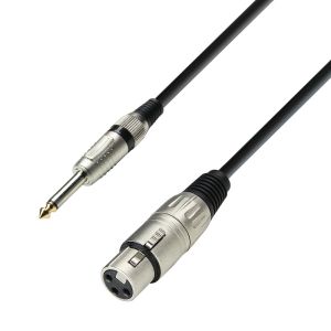 241657 Adam Hall Cables K3 MFP 0600 Mikrofonkabel XLR female auf 6,3 mm Klinke mono 6 m - Perspektive