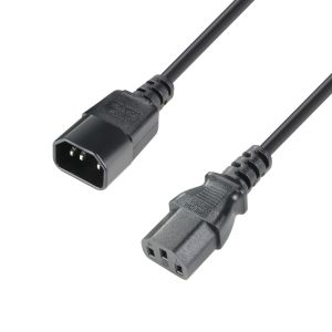 242249 Adam Hall Cables 8101 KD 0300 Verlängerungskabel C13 - C14 3 m - Perspektive