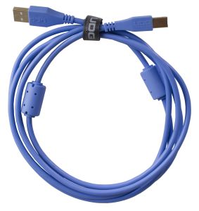 243801 UDG Ultimate Audio Cable USB 2.0 A-B Blue Straight 1m - Perspektive