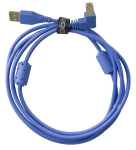 243824 UDG Ultimate Audio Cable USB 2.0 A-B Blue Angled 2m - Perspektive