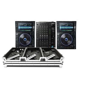 244282 Denon DJ Prime Bundle 2x SC6000 PRIME + X1850 PRIME +  Magma Multi-Format Case - Perspektive