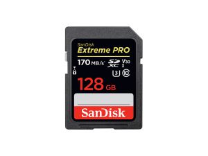 244961 SanDisk SD Extreme Pro V30 128GB 170MB/s - Perspektive