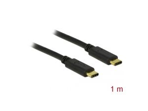 246177 Delock USB 2.0 Kabel Type-C zu Type-C 1m 3A - Perspektive