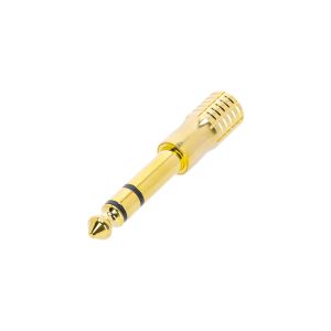 246181 Adam Hall Connectors 4 Star A MF3 JM3 Gold - Perspektive