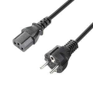 Adam Hall Cables 3 STAR PKD 0500 Netzkabel IEC C13 x CEE7/7 3 x 0,75 mm² | 5 m