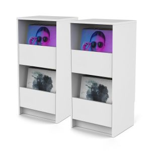 2x Glorious Vinyl Vaul White Set