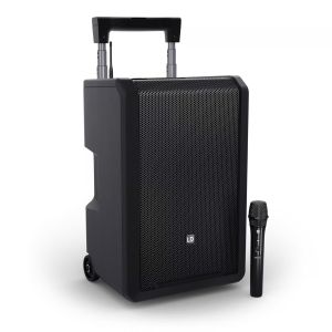 LD Systems ANNY 10 HHD B6 10'' Mobiler Bluetooth PA-Lautsprecher mit Akku, Mixer und 1x Funkmikrofon