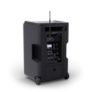 LD Systems ANNY 10 BPH B6 10'' Mobiler Bluetooth PA-Lautsprecher mit Akku, Mixer und 1x Headset-Mikrofon (inkl. Taschensender)