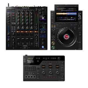 AlphaTheta DJM-A9 + 2x CDJ-3000X + RMX-IGNITE