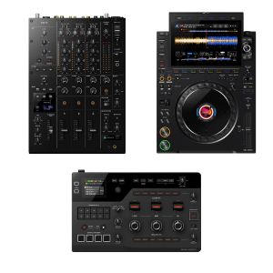 AlphaTheta DJM-V5 + 2x CDJ-3000X + RMX-IGNITE