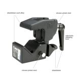 240608 Adam Hall Accessories SUPER CLAMP B SET 1 Universal Haken mit Knauf schwarz und Bolzen SS018 - Top