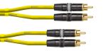 241347 Cordial CEON DJ RCA 1,5 Y Yellow, 1,5 m, REAN 2 x Cinch gold / 2 x Cinch gold - Perspektive