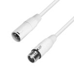 242295 Adam Hall Cables K4 MMF 0250 SNOW Mikrofonkabel XLR male auf XLR female 2,5 m weiß - Perspektive