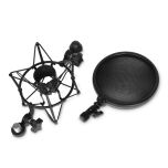 243608 Adam Hall Stands DSM 400 Mikrofonspinne inkl. Pop Filter - Perspektive