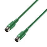 244326 Adam Hall Cables K3 MIDI 0150 GRN MIDI Kabel 1,5 m grün - Perspektive