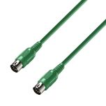 244327 Adam Hall Cables K3 MIDI 0075 GRN MIDI Kabel 0,75 m grün - Perspektive