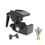 244613 Adam Hall Accessories SUPER CLAMP MK2 SET 1 Universal Haken schwarz mit Klemmhebel MK2 + SS018 Bolzen - Perspektive