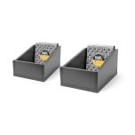 2x Glorious 7'' Record Box Advanced Black 110