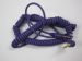 241836 Reloop Kopfhörer Spiral-Kabel purple 3,5mm Klinke/ 3,5 mm Klinke gewinkelt stereo (1,15 - 4,00 m) - Perspektive