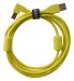 243821 UDG Ultimate Audio Cable USB 2.0 A-B Yellow Angled 1m - Perspektive