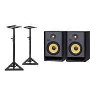 KRK Rokit RP7 G4 Bundle + Monitor Stands