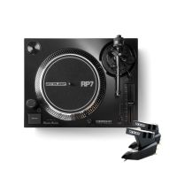 2x Reloop RP-7 + Reloop OM Black Twin Set