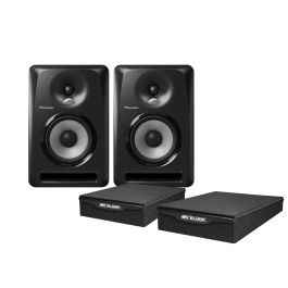 Pioneer DJ S-DJ50X Monitor Pad Bundle - Elevator Future of Music