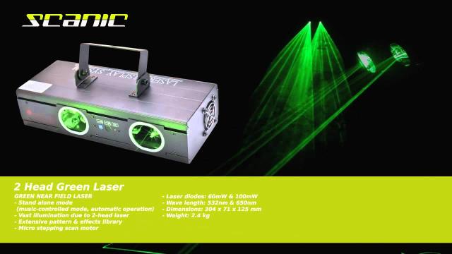Scanic 2 Head Green Laser