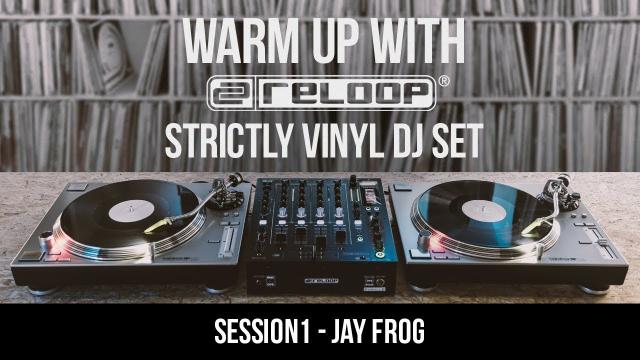 Strictly Vinyl DJ Set - Dance/Electro Live Session w/ Jay Frog (Warm Up With Reloop 01)