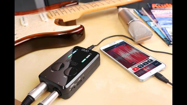 iRig Pro DUO - the smallest fully-featured dual-channel interface on the market