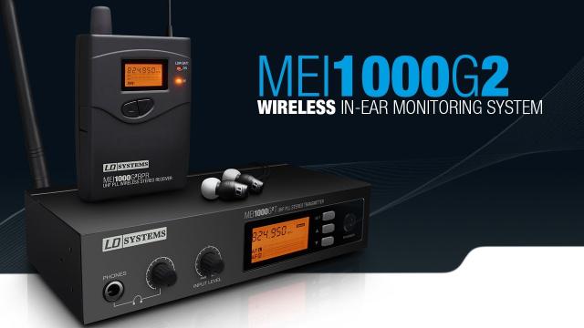 LD Systems MEI 1000 G2 Series - Wireless In-Ear Monitoring System