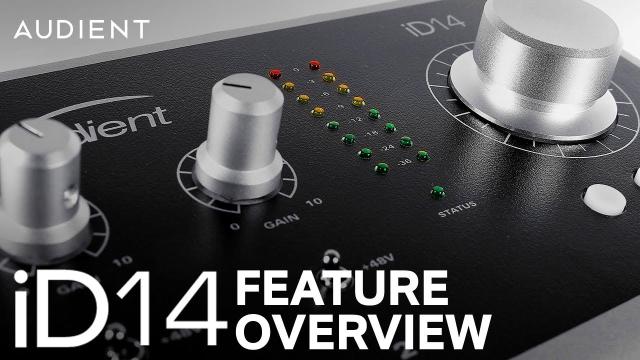 Audient iD14 (MKI) Feature Overview - 10in/4out Audio Interface