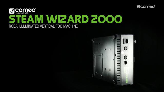 Cameo STEAM WIZARD 2000 - RGBA Illuminated Vertical Fog Machine