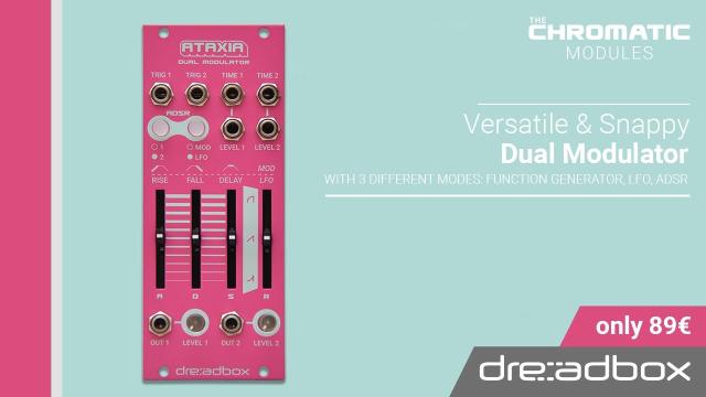 ATAXIA / Dual Modulator - CHROMATIC MODULES by Dreadbox