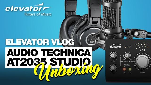 Audio Technica AT2035 - Studio Bundle - Unboxing (Elevator deutsch)