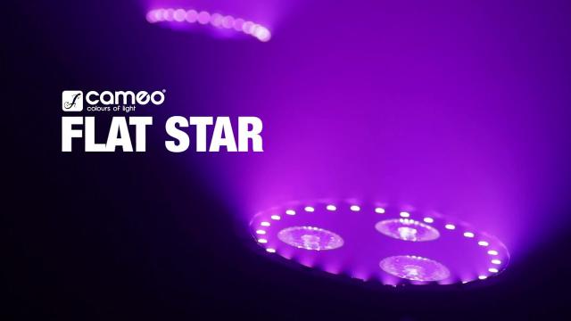 Cameo FLAT STAR - Flat 2-in-1 RGBWA+ UV PAR Light with RGB Ring