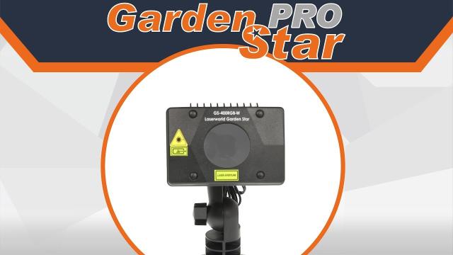 GARDEN STAR PRO White Star - GS-400RGB-W | Laserworld Garten Serie