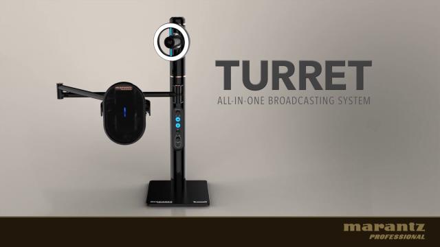 TURRET - All in One Broadcast Camera Mic Light