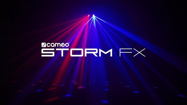 Cameo STORM FX - 3-in-1 lighting effect with Grating Laser, Strobe and Derby Effect incl. IR-Remote