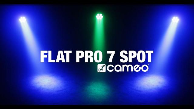 Cameo FLAT PRO 7 SPOT - Compact, flat 7 x 15 Watt Quad LED PAR spot