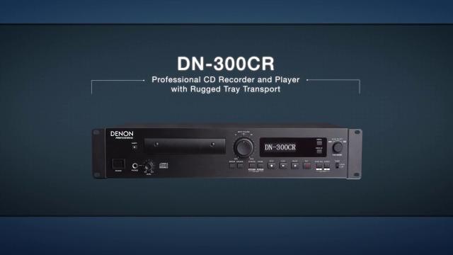 Denon Professional DN-300CR CD Recorder with Optical and S/PDIF
