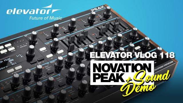 Novation Peak - Synthesizer - Test & Sound Demo (Elevator Vlog 118 deutsch)